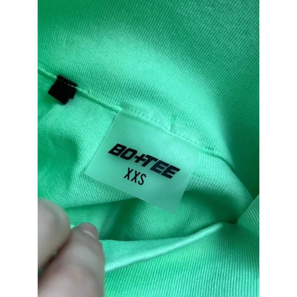 Bo+Tee Lime Green Leggings Size XXS Stretch Seamless Women’s - Picture 6 of 6